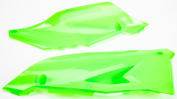 POLISPORT - SIDE PANELS LIME GREEN KAW - Image 1