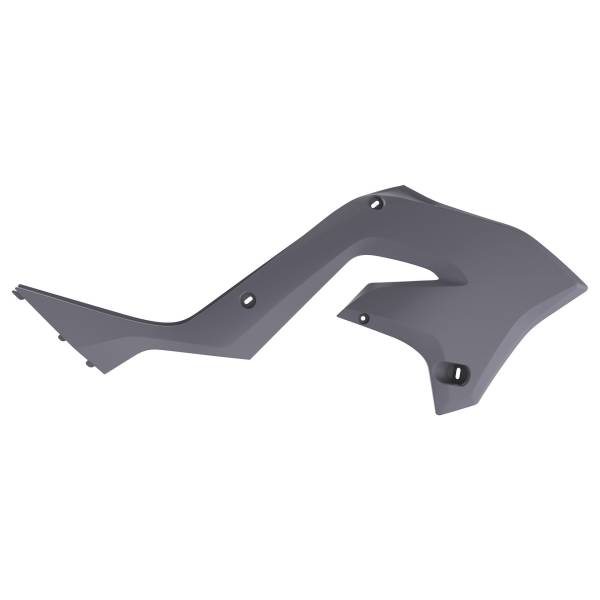 POLISPORT - RADIATOR SCOOPS RESTYLING NARDO GREY KAW - Image 1