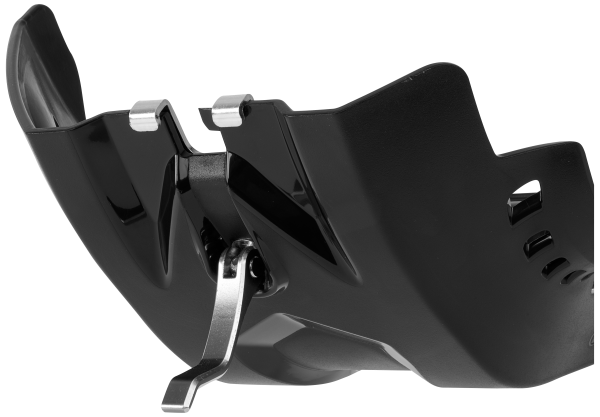 POLISPORT - FORTRESS SKID PLATE BLACK HUSQ/KTM - Image 1