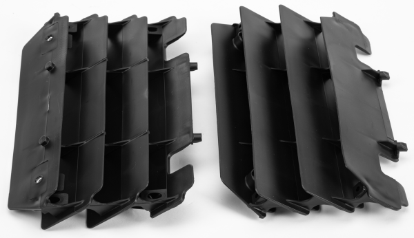 POLISPORT - RADIATOR LOUVERS BLACK KAW - Image 1