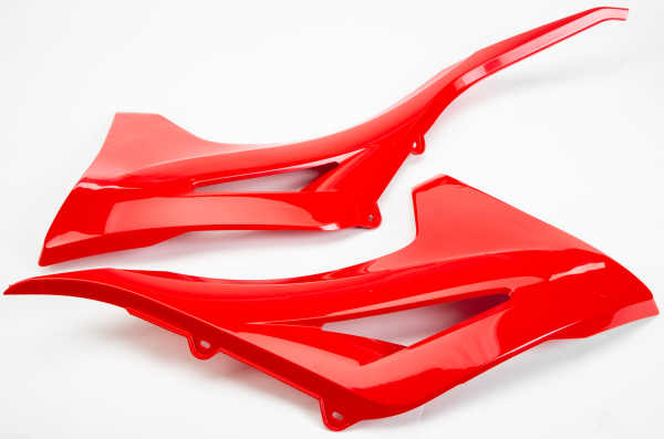 POLISPORT - RADIATOR SCOOPS RED GAS - Image 1