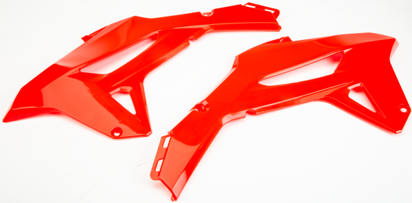 POLISPORT - RADIATOR SCOOPS RED HON - Image 1