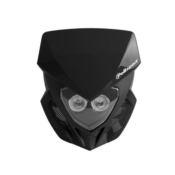 POLISPORT - LOOKOS HEADLIGHT BLACK/BLACK - Image 1