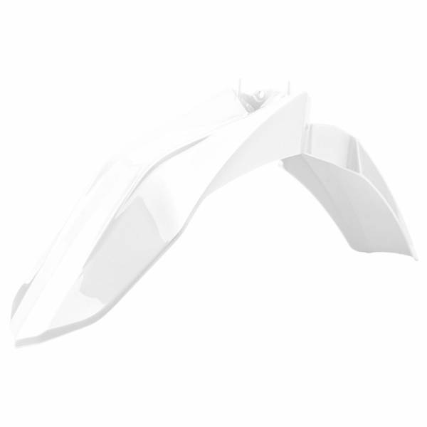 POLISPORT - FRONT FENDER WHITE GAS - Image 1