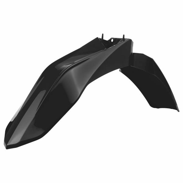 POLISPORT - FRONT FENDER BLACK GAS - Image 1