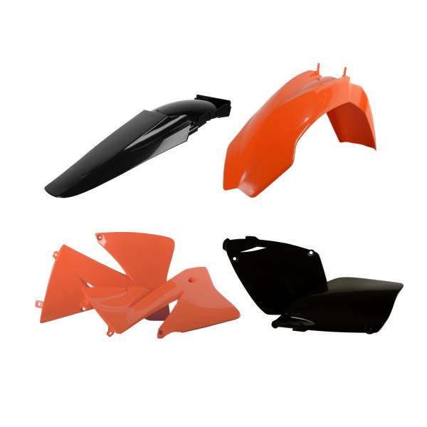 POLISPORT - PLASTIC BODY KIT KTM ORANGE/BLACK - Image 1