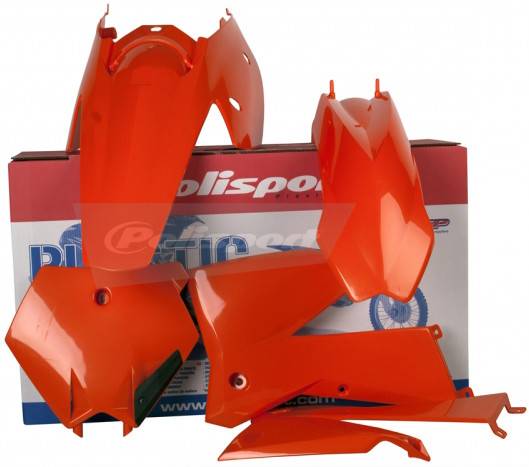 POLISPORT - PLASTIC BODY KIT ORANGE - Image 1