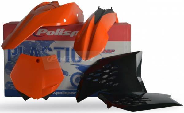 POLISPORT - PLASTIC BODY KIT ORANGE - Image 1