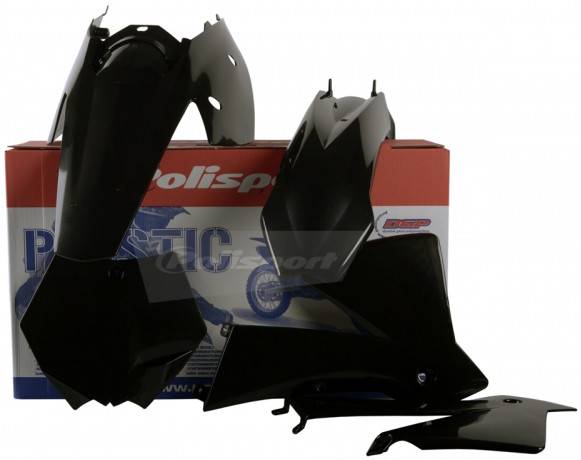 POLISPORT - PLASTIC BODY KIT BLACK - Image 1