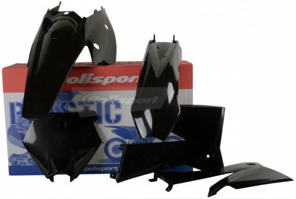 POLISPORT - PLASTIC BODY KIT BLACK - Image 1