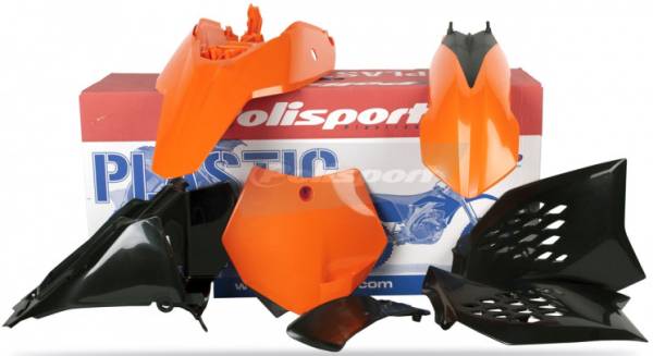 POLISPORT - PLASTIC BODY KIT ORANGE - Image 1