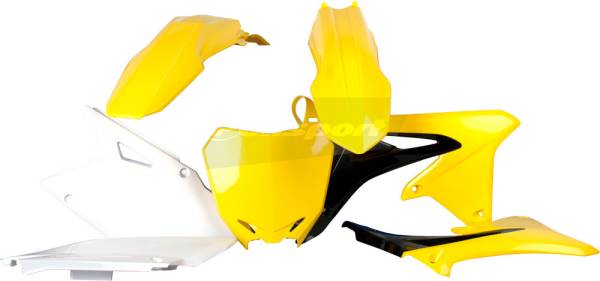 POLISPORT - PLASTIC BODY KIT YELLOW/WHITE - Image 1