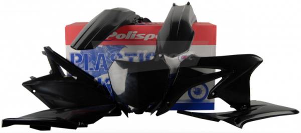 POLISPORT - PLASTIC BODY KIT BLACK - Image 1