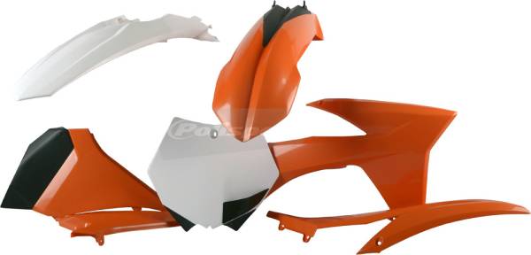 POLISPORT - PLASTIC BODY KIT ORANGE - Image 1