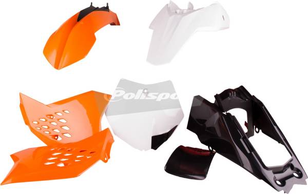 POLISPORT - PLASTIC BODY KIT ORANGE - Image 1