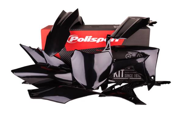 POLISPORT - PLASTIC BODY KIT BLACK - Image 1