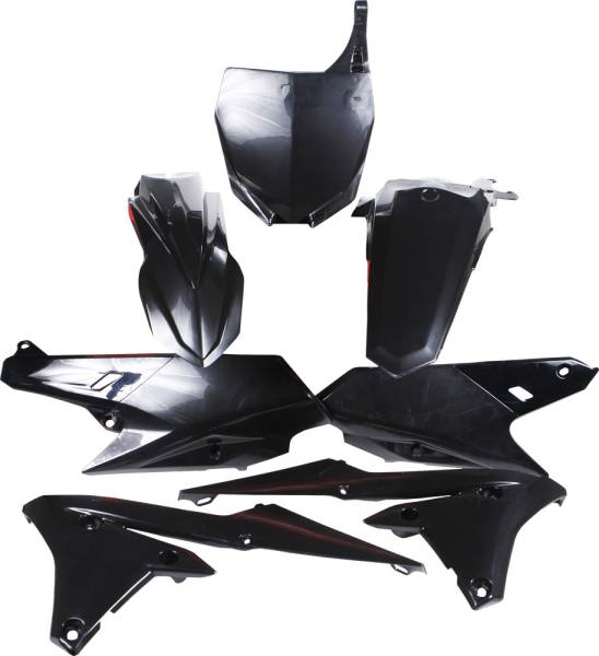 POLISPORT - PLASTIC BODY KIT BLACK - Image 1