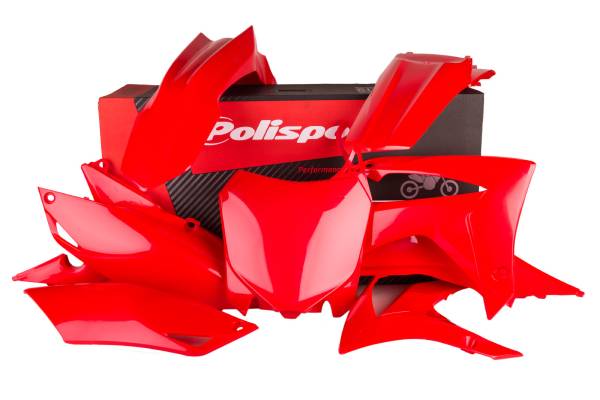 POLISPORT - PLASTIC BODY KIT RED - Image 1