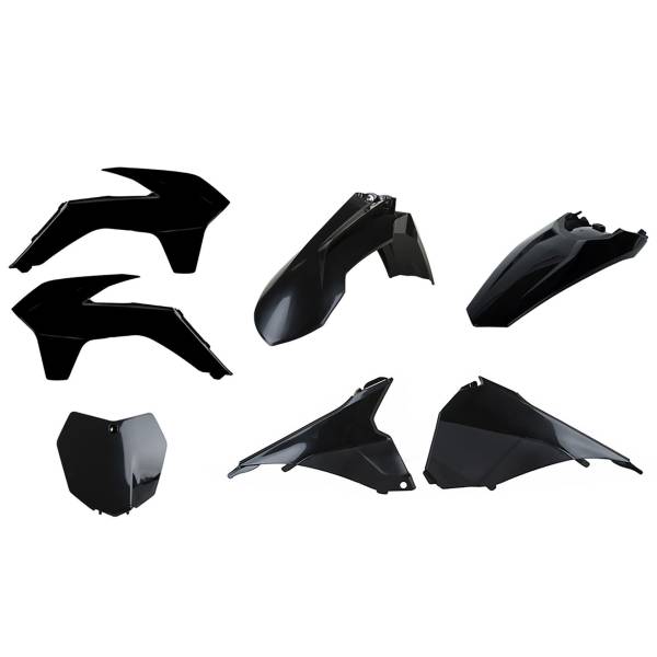 POLISPORT - PLASTIC BODY KIT BLACK - Image 1