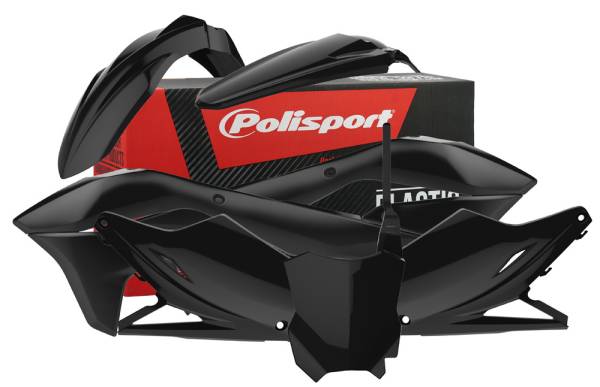 POLISPORT - PLASTIC BODY KIT BLACK - Image 1