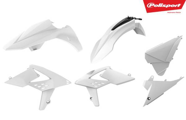 POLISPORT - PLASTIC BODY KIT WHITE - Image 1