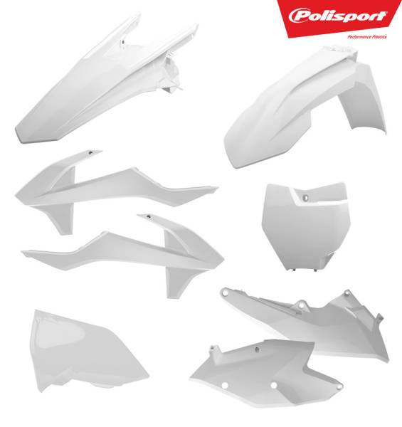 POLISPORT - PLASTIC BODY KIT WHITE - Image 1