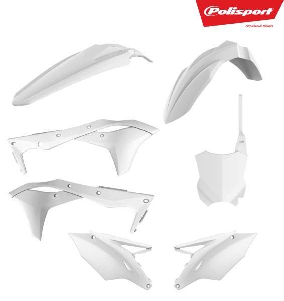 POLISPORT - PLASTIC BODY KIT WHITE - Image 1