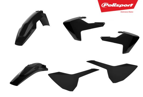 POLISPORT - PLASTIC BODY KIT BLACK - Image 1