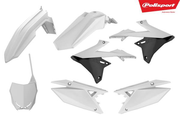 POLISPORT - PLASTIC BODY KIT WHITE - Image 1