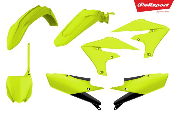 POLISPORT - PLASTIC BODY KIT FLO YELLOW - Image 1