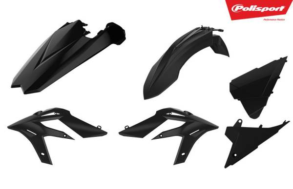 POLISPORT - PLASTIC BODY KIT BLACK - Image 1