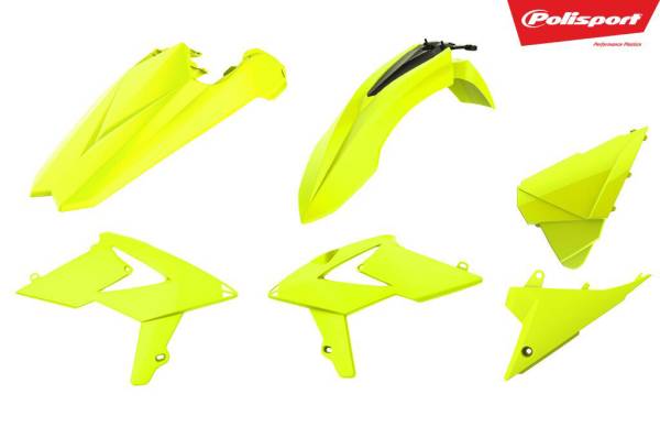 POLISPORT - PLASTIC BODY KIT FLO YELLOW - Image 1