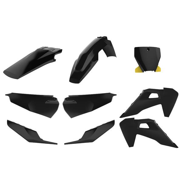 POLISPORT - PLASTIC BODY KIT BLACK - Image 1