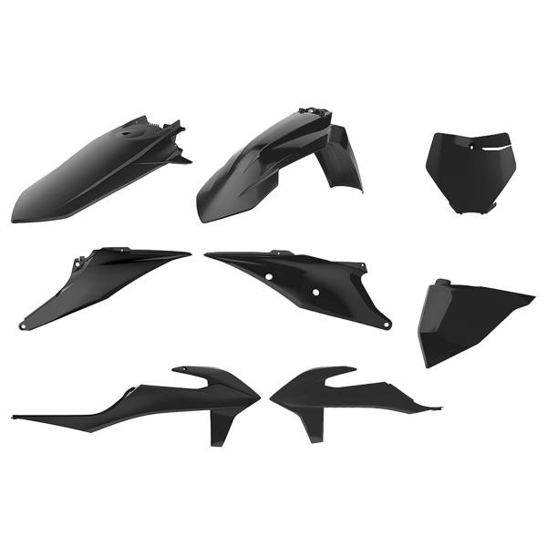 POLISPORT - PLASTIC BODY KIT BLACK - Image 1