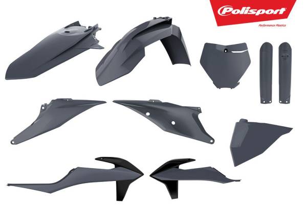 POLISPORT - PLASTIC BODY KIT NARDO GREY - Image 1