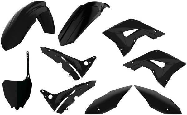 POLISPORT - PLASTIC BODY KIT BLACK - Image 1