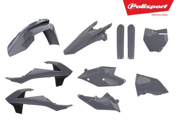 POLISPORT - PLASTIC BODY KIT NARDO GREY - Image 1