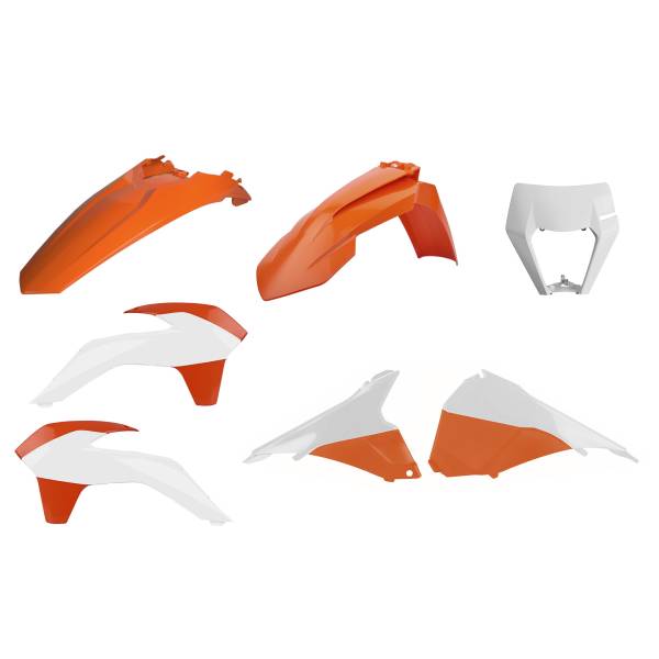 POLISPORT - ENDURO KIT WITH MASK OEM COLOR KTM - Image 1