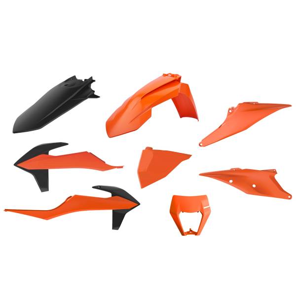 POLISPORT - ENDURO KIT WITH MASK OEM COLOR KTM - Image 1