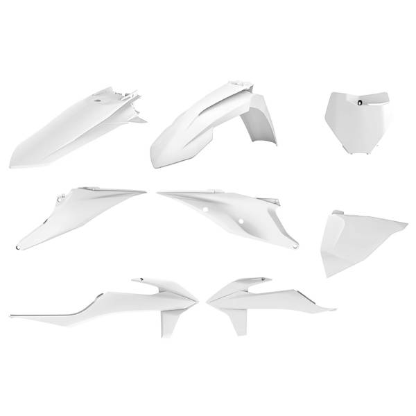 POLISPORT - PLASTIC BODY KIT WHITE KTM - Image 1