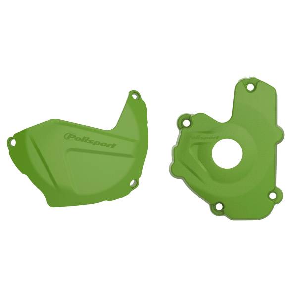 POLISPORT - KIT CLUTCH + IGNITION GREEN KAW - Image 1