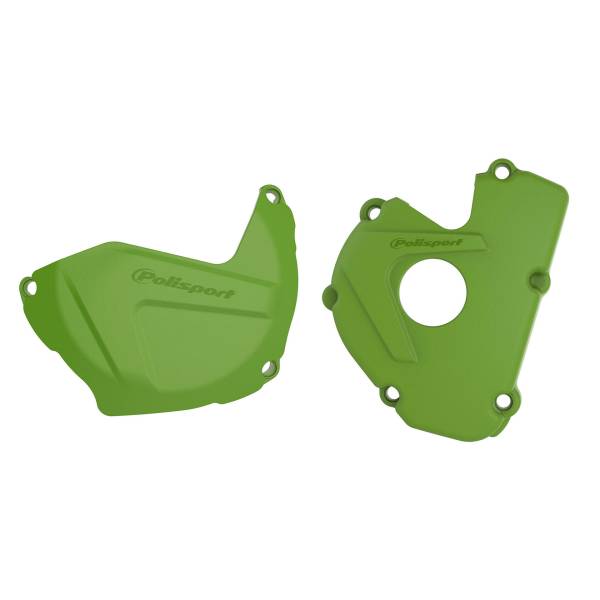 POLISPORT - KIT CLUTCH + IGNITION GREEN KAW - Image 1