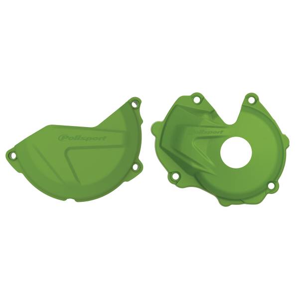 POLISPORT - KIT CLUTCH + IGNITION GREEN KAW - Image 1