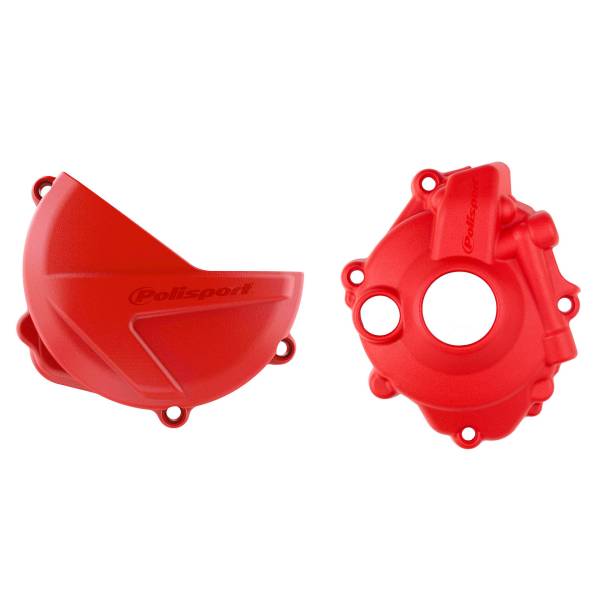 POLISPORT - KIT CLUTCH + IGNITION RED HON - Image 1