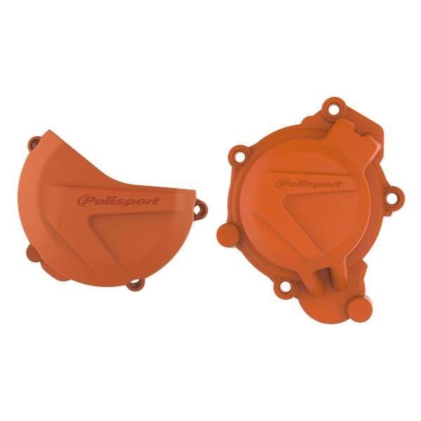 POLISPORT - KIT CLUTCH + IGNITION ORANGE KTM/HUS - Image 1