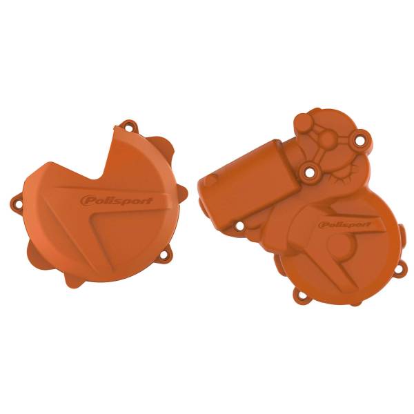 POLISPORT - KIT CLUTCH + IGNITION ORANGE KTM/HUS - Image 1