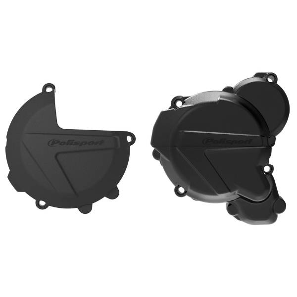 POLISPORT - KIT CLUTCH + IGNITION BLACK KTM/HUS - Image 1