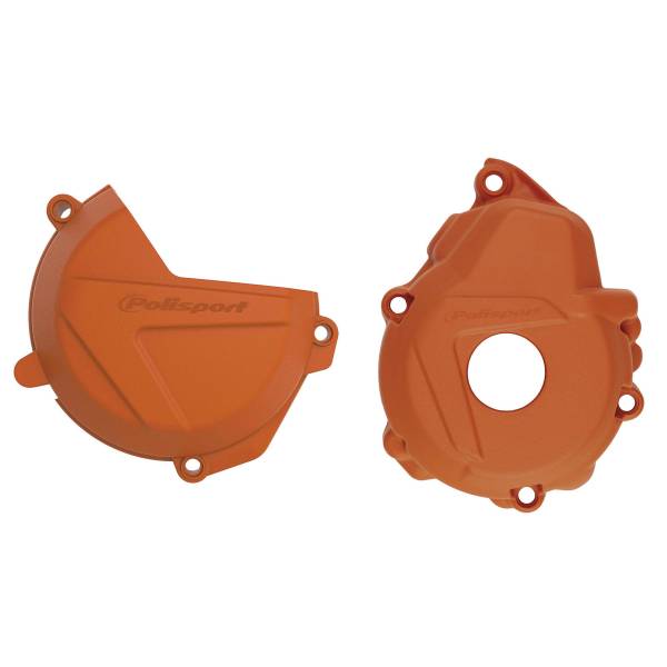 POLISPORT - KIT CLUTCH + IGNITION ORANGE KTM/HUS - Image 1