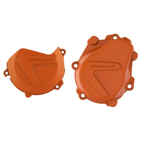 POLISPORT - KIT CLUTCH + IGNITION ORANGE KTM/HUS - Image 1