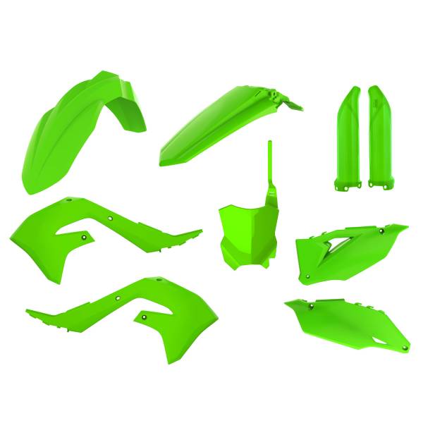 POLISPORT - MX COMPLETE KIT LIME GREEN KAW - Image 1